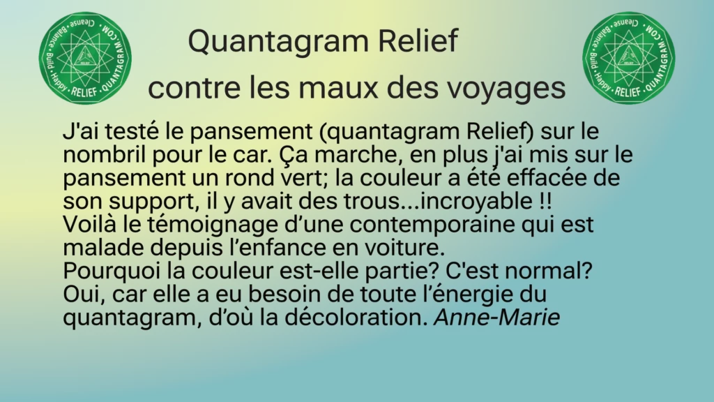 Relief voyage